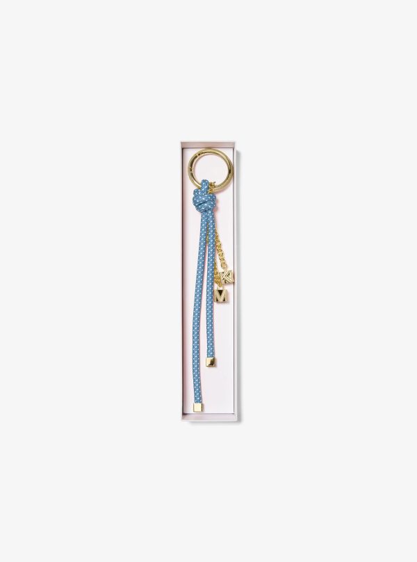 Michael Kors Gold-Tone and Speckled Cord Bag Charm