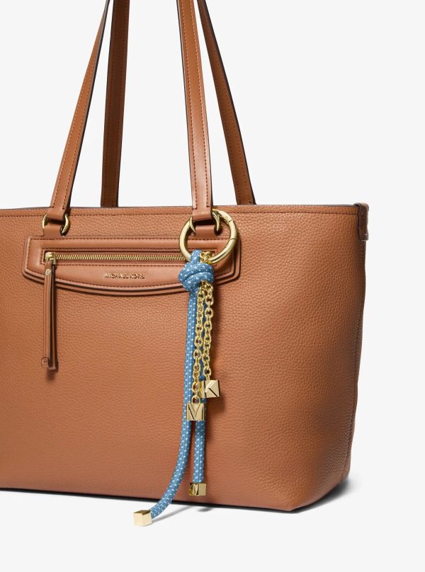 Michael Kors Gold-Tone and Speckled Cord Bag Charm