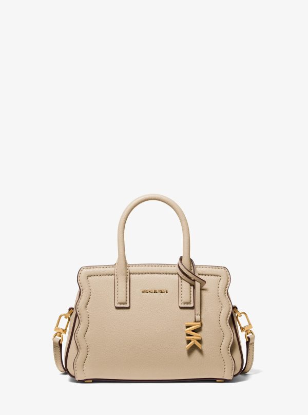 Michael Kors Laila Extra-Small Pebbled Leather Convertible Crossbody Bag