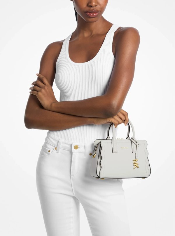 Michael Kors Laila Extra-Small Pebbled Leather Convertible Crossbody Bag