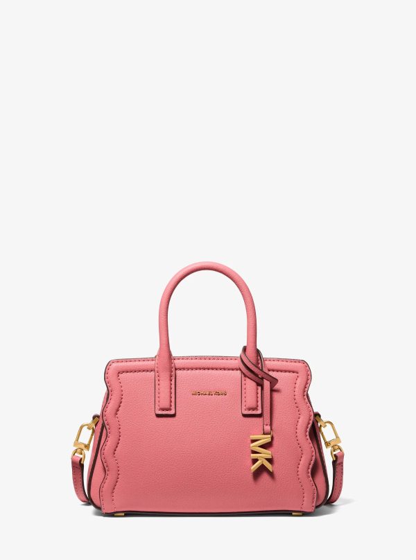 Michael Kors Laila Extra-Small Pebbled Leather Convertible Crossbody Bag