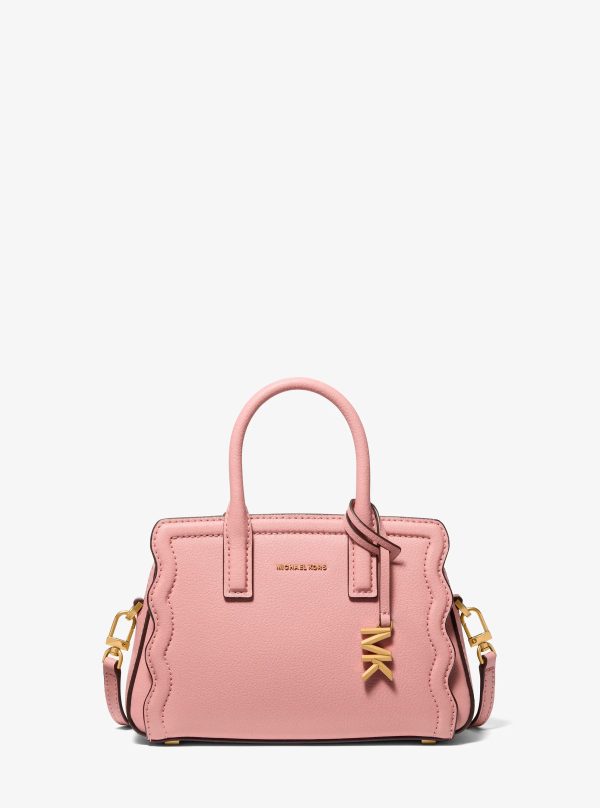 Michael Kors Laila Extra-Small Pebbled Leather Convertible Crossbody Bag