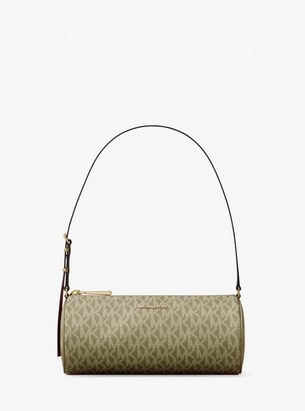 Michael Kors Izzy Small Signature Logo Barrel Pochette