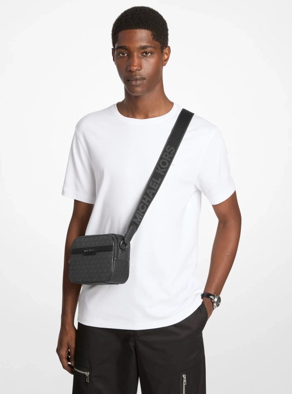 Michael Kors Hudson Signature Logo Camera Crossbody Bag