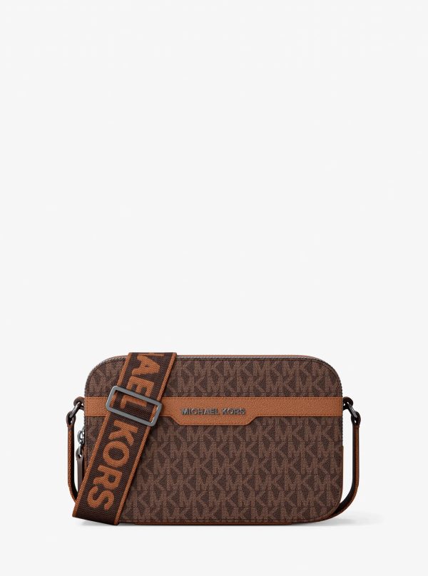 Michael Kors Hudson Signature Logo Camera Crossbody Bag