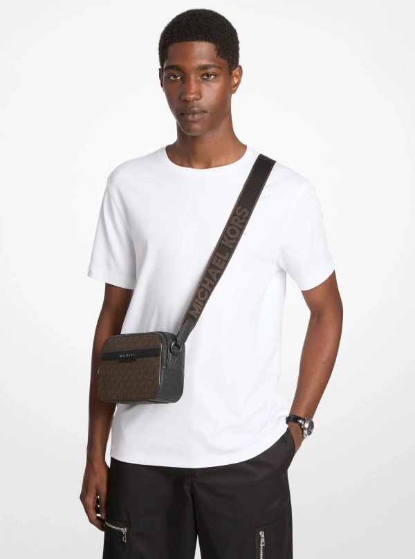 Michael Kors Hudson Signature Logo Camera Crossbody Bag