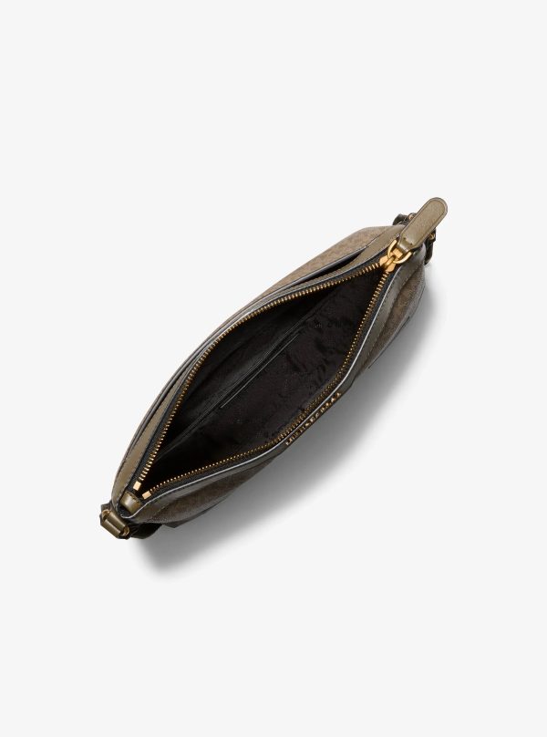 Michael Kors Hudson Signature Logo Messenger Bag