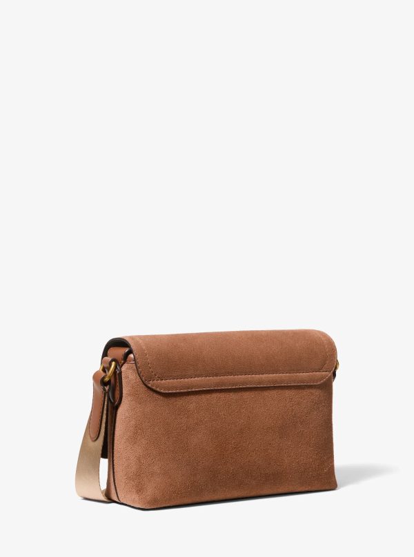 Michael Kors Hudson Mini Suede Messenger Bag