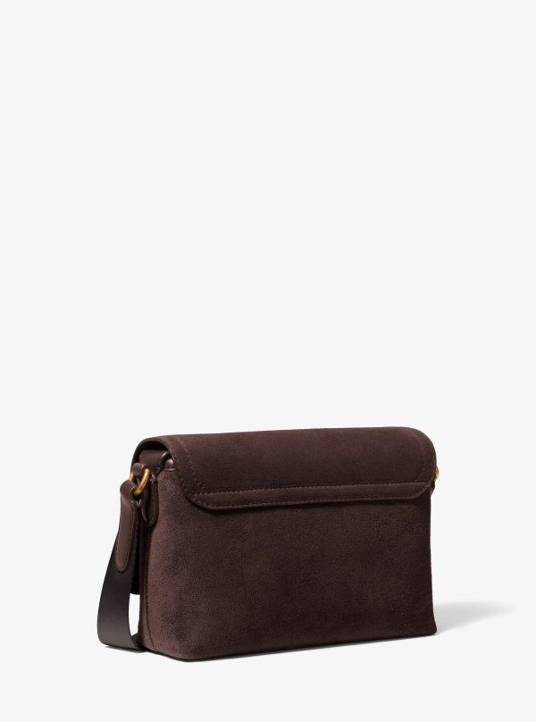 Michael Kors Hudson Mini Suede Messenger Bag