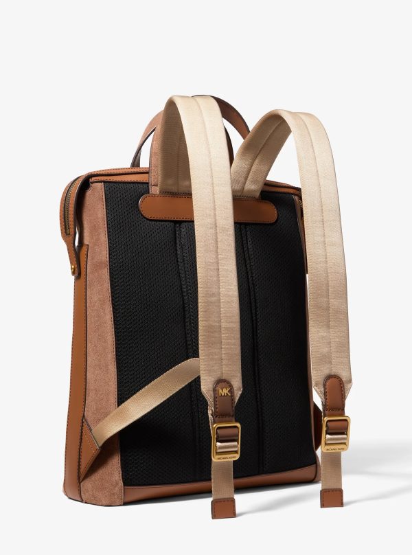 Michael Kors Nicholas Suede Convertible Backpack