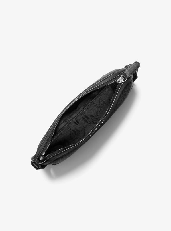 Michael Kors Hudson Signature Logo Messenger Bag