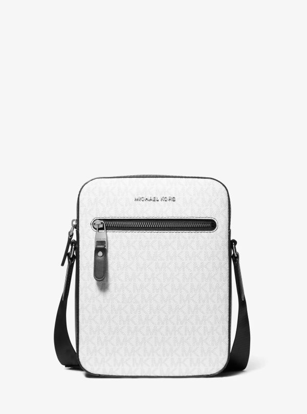 Michael Kors Varick Logo Flight Bag