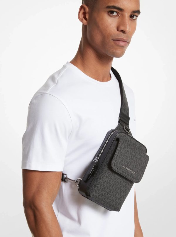 Michael Kors Hudson Signature Logo Sling Pack
