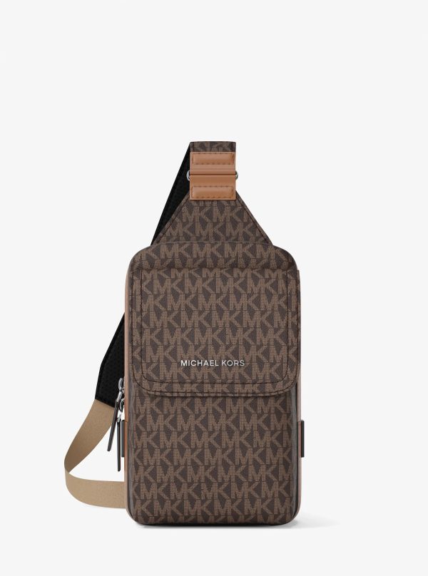 Michael Kors Hudson Signature Logo Sling Pack