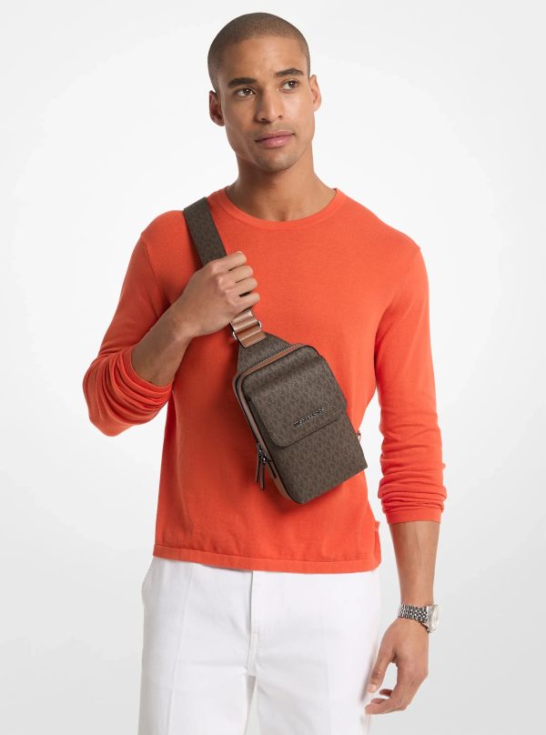 Michael Kors Hudson Signature Logo Sling Pack