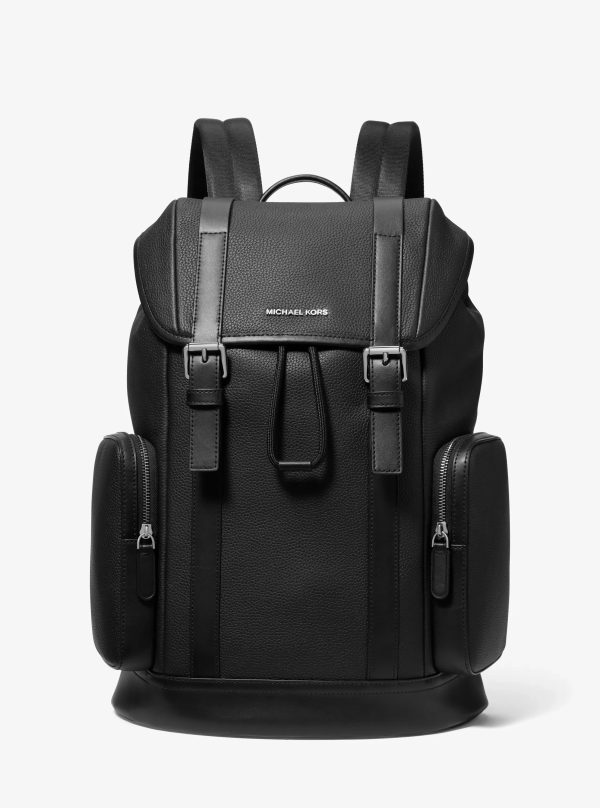 Michael Kors Hudson Pebbled Leather Backpack