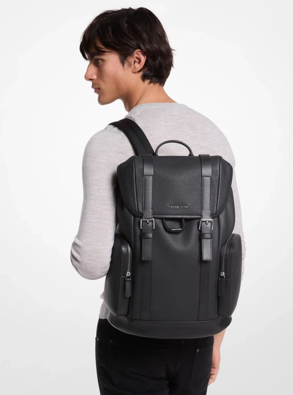 Michael Kors Hudson Pebbled Leather Backpack