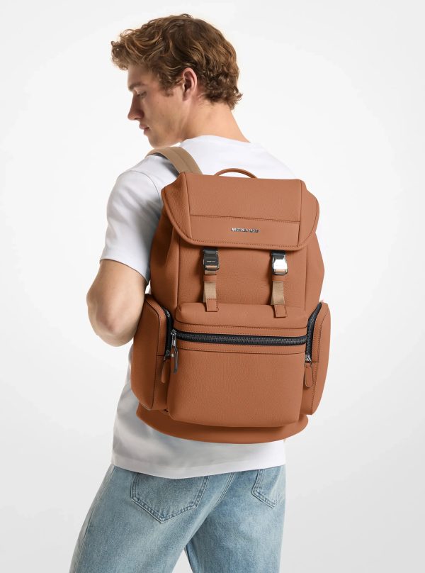 Michael Kors Jet Set Pebbled Leather Backpack