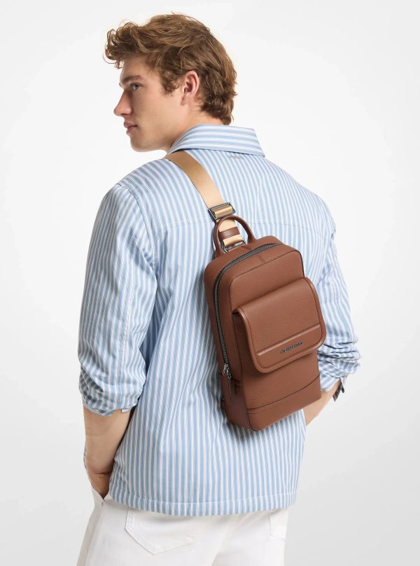 Michael Kors Jet Set Pebbled Leather Sling Pack