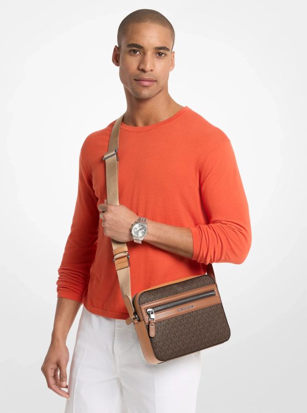 Michael Kors Jet Set Signature Logo Crossbody Bag