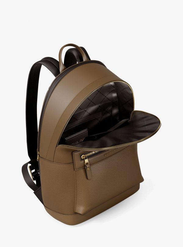 Michael Kors Jet Set Pebbled Leather Backpack