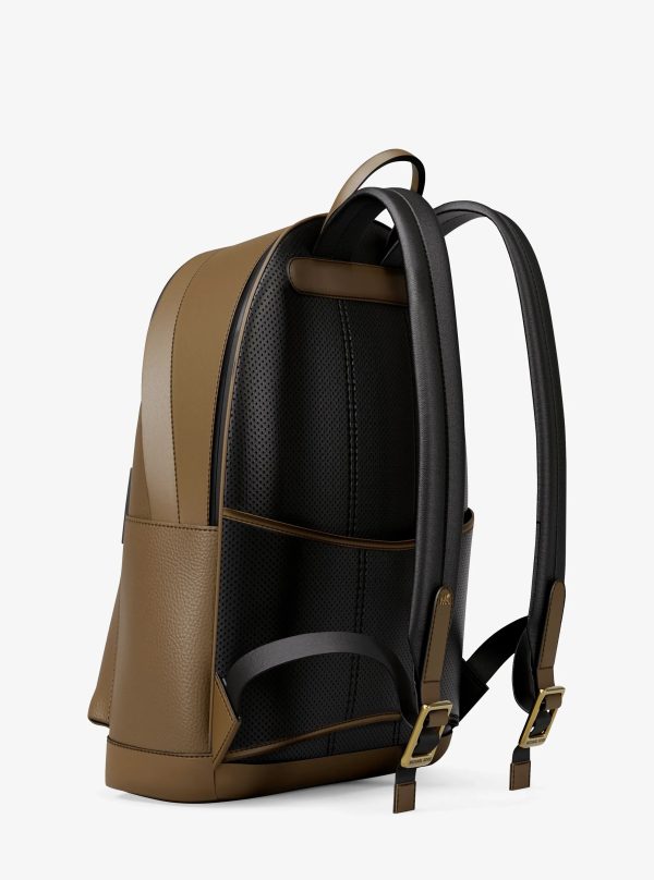 Michael Kors Jet Set Pebbled Leather Backpack