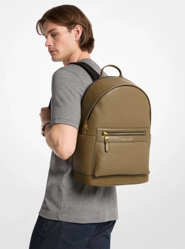 Michael Kors Jet Set Pebbled Leather Backpack