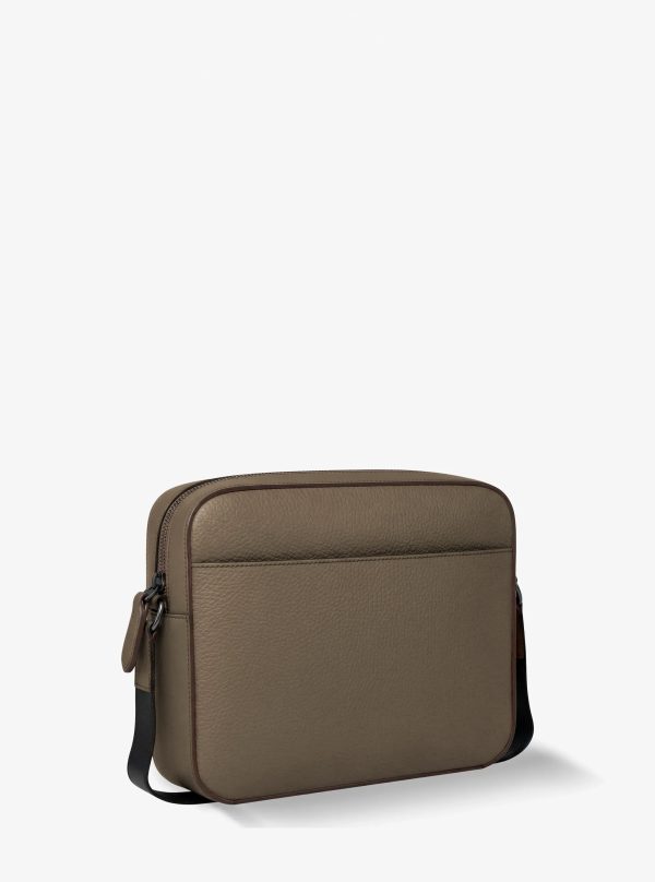 Michael Kors Jet Set Pebbled Leather Crossbody Bag