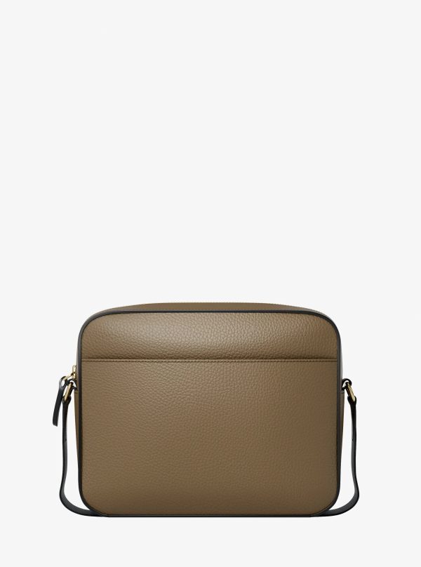 Michael Kors Jet Set Pebbled Leather Crossbody Bag