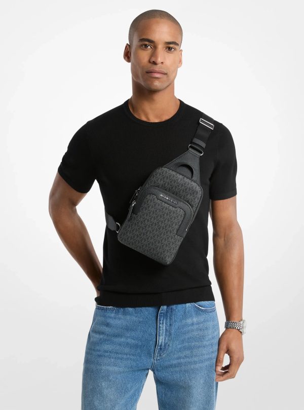 Michael Kors Hudson Signature Logo Sling Pack
