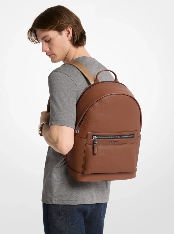Michael Kors Jet Set Pebbled Leather Backpack