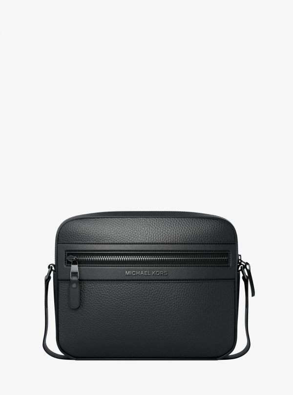 Michael Kors Jet Set Pebbled Leather Crossbody Bag
