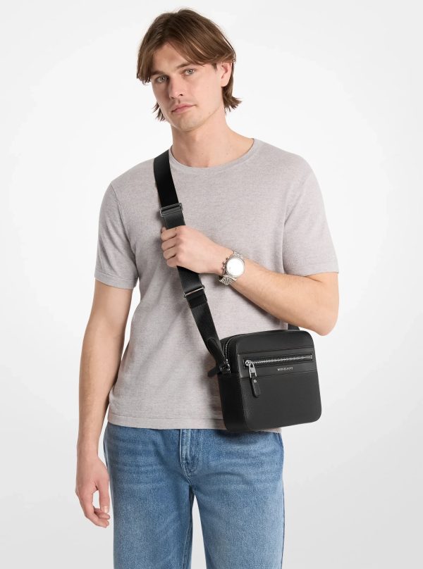 Michael Kors Jet Set Pebbled Leather Crossbody Bag