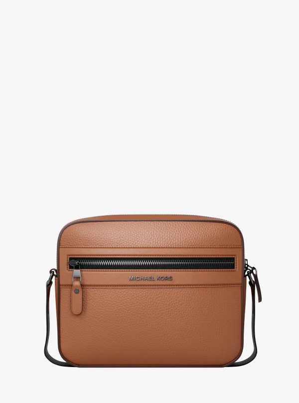 Michael Kors Jet Set Pebbled Leather Crossbody Bag