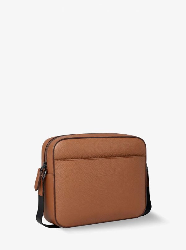 Michael Kors Jet Set Pebbled Leather Crossbody Bag