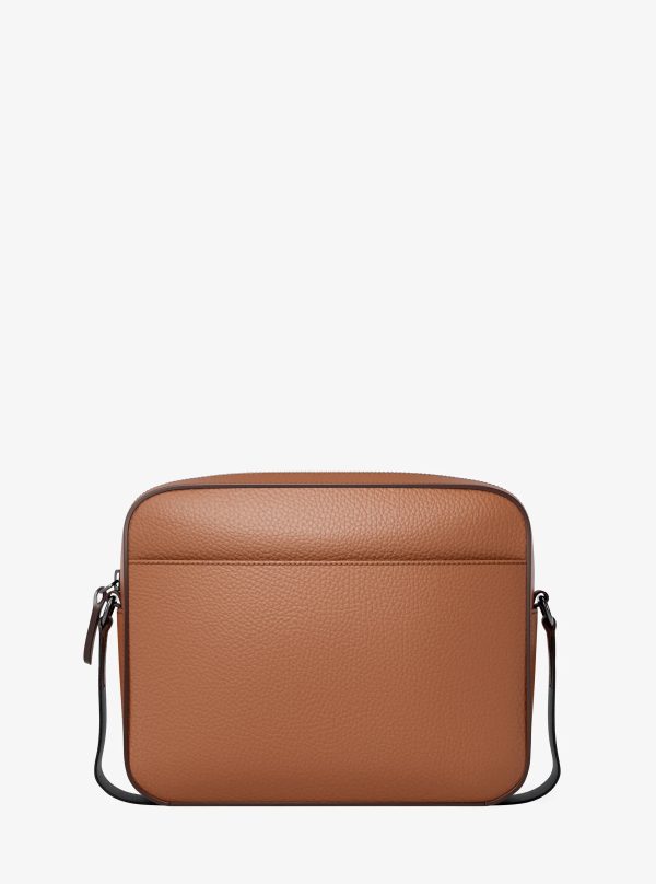 Michael Kors Jet Set Pebbled Leather Crossbody Bag