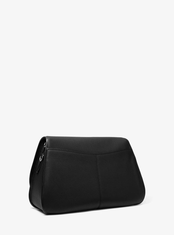 Michael Kors Holmes Extra-Large Pebbled Leather Convertible Messenger Bag