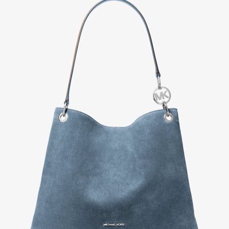 Michael Kors Christina Large Suede Shoulder Bag - Preorder