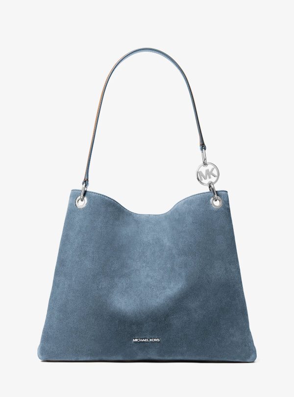 Michael Kors Christina Large Suede Shoulder Bag - Preorder