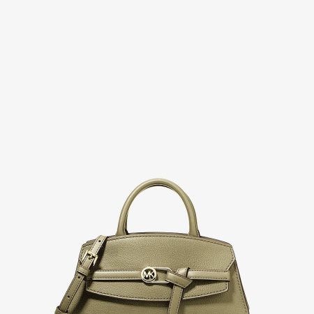 Michael Kors Greta Small Leather Convertible Crossbody Bag Luggage - Preorder