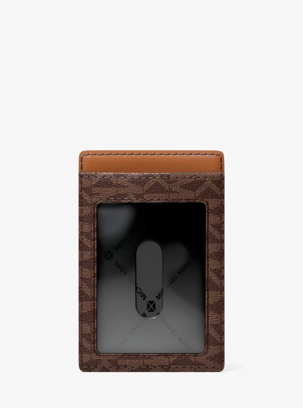 Michael Kors Hudson Signature Logo Card Case
