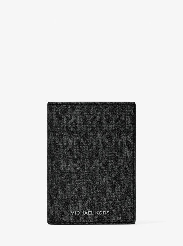 Michael Kors Hudson Signature Logo Folio Card Case