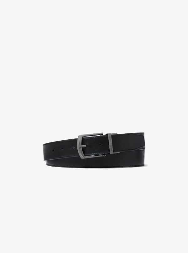 Michael Kors Signature Logo Wallet and Belt Gift Set