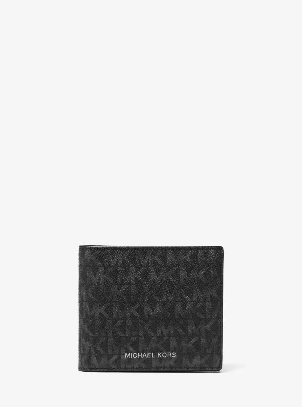 Michael Kors Hudson Signature Logo Billfold Wallet