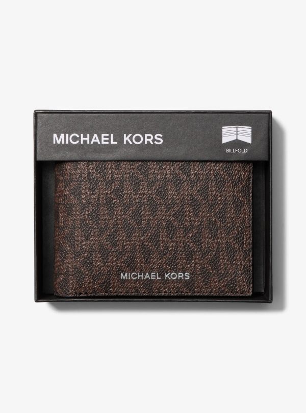 Michael Kors Hudson Signature Logo Billfold Wallet