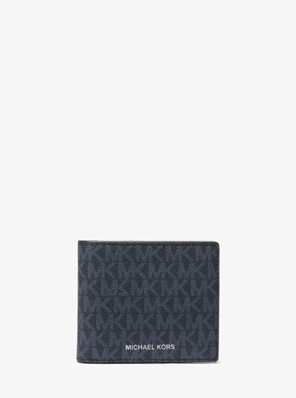 Michael Kors Hudson Signature Logo Billfold Wallet