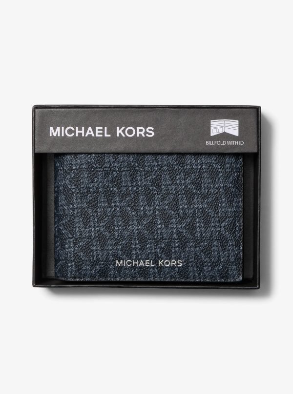 Michael Kors Hudson Signature Logo Billfold Wallet