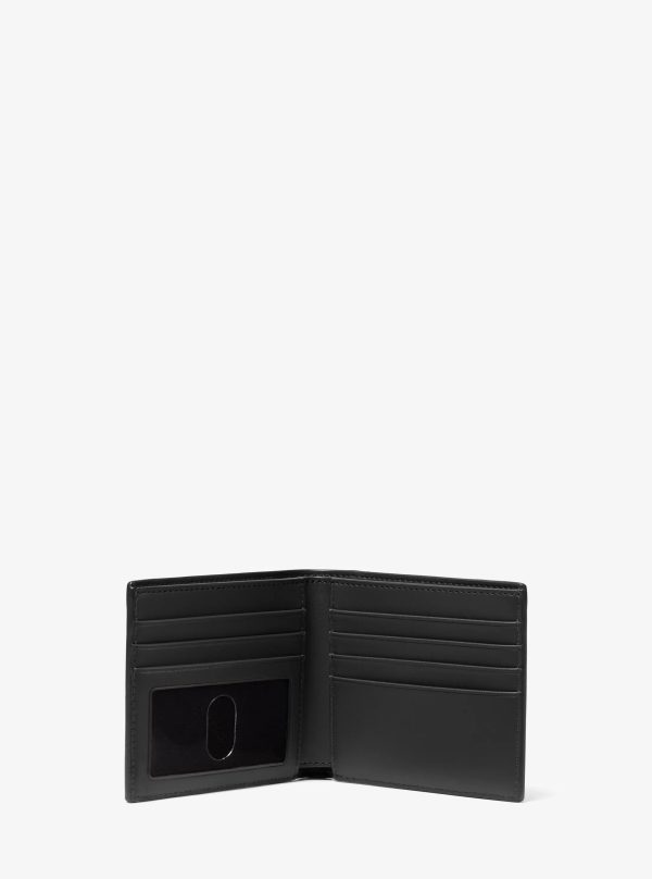 Michael Kors Hudson Pebbled Leather Billfold Wallet