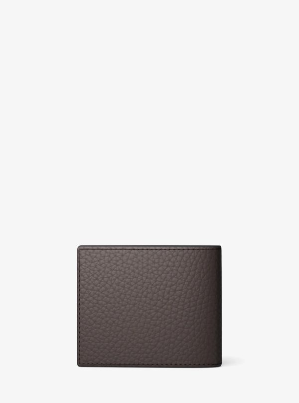 Michael Kors Hudson Pebbled Leather Billfold Wallet