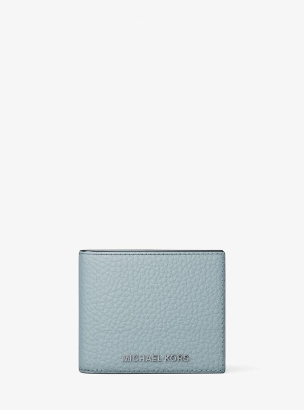 Michael Kors Hudson Pebbled Leather Billfold Wallet